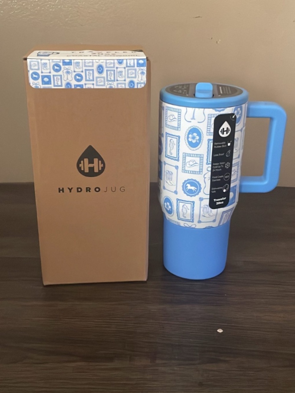 Hydrojug-- COASTAL COWGIRL Traveler (20oz)